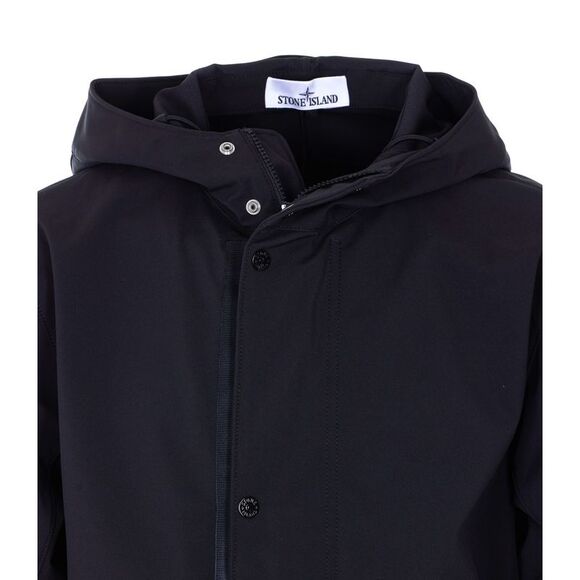 Stone Island Men Logo Light Soft Shell-R Jacket - Picture 4 of 4